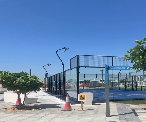 Padel Courts Construction Marina Mall, Abu Dhabi