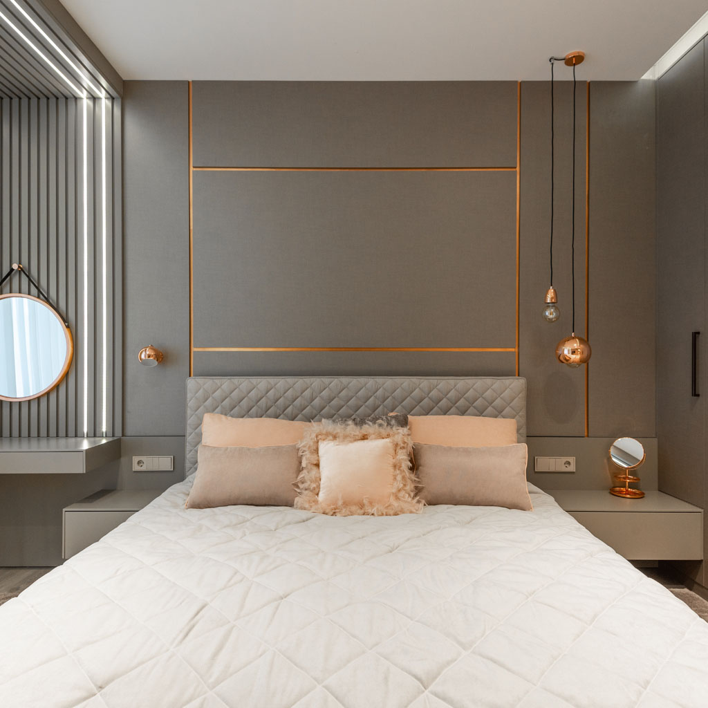 Bed Headboards Dubai Custom Wood Upholstered Headboard